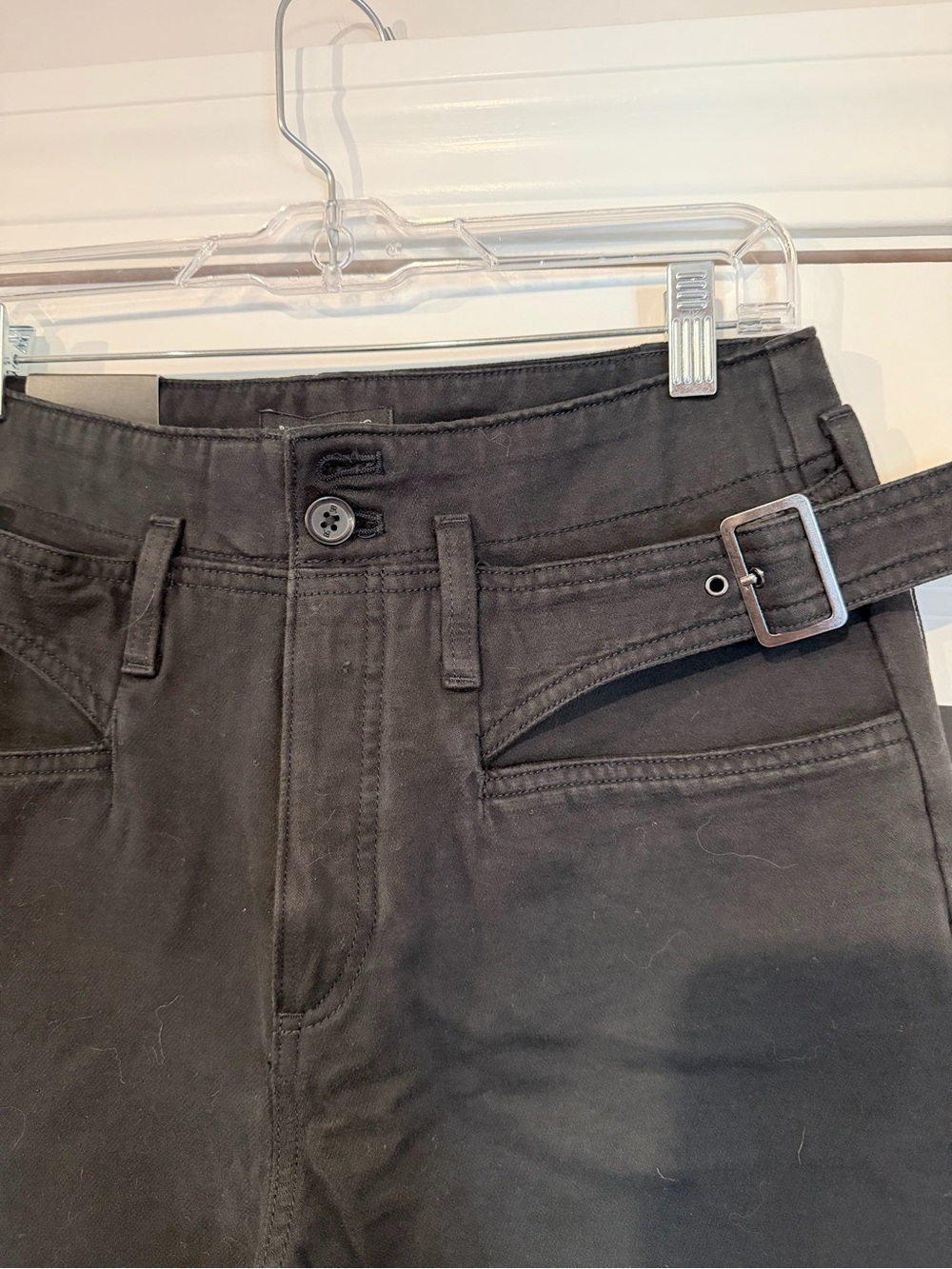 Banana Republic Black Ultra High-Rise Tapered Pants size 6 - Picture 2 of 7